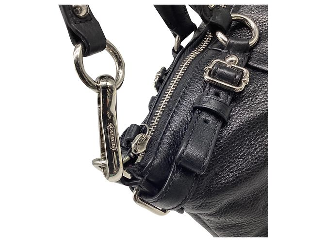 Coach Madison Sophia 2-Way Handbag in Black Leather - view 15
