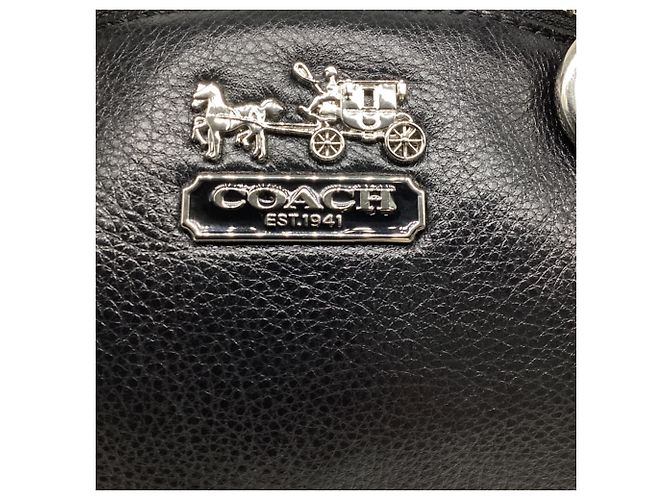 Coach Madison Sophia 2-Way Handbag in Black Leather - view 16