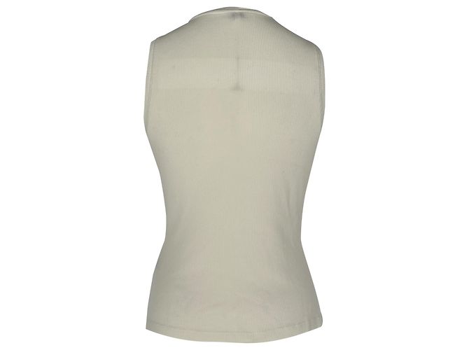 Canotta Loewe Anagram in cotone bianco - vista 3