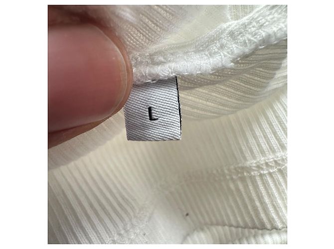 Canotta Loewe Anagram in cotone bianco - vista 5