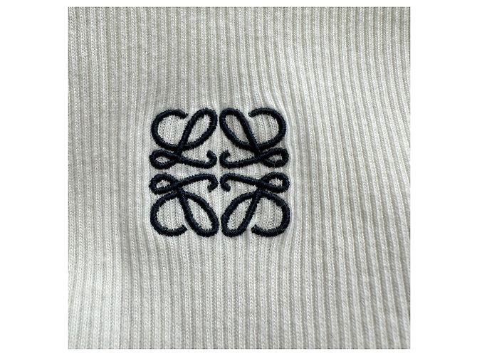 Canotta Loewe Anagram in cotone bianco - vista 6