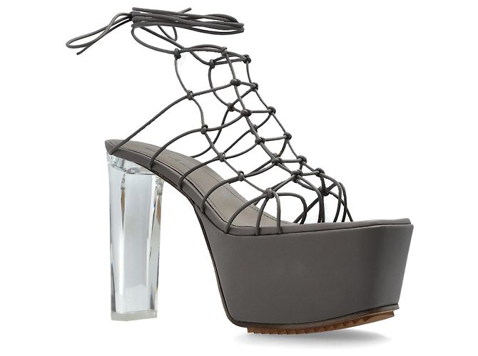 Rick Owens Zapatos de plataforma 'Web Platform' - vista 4