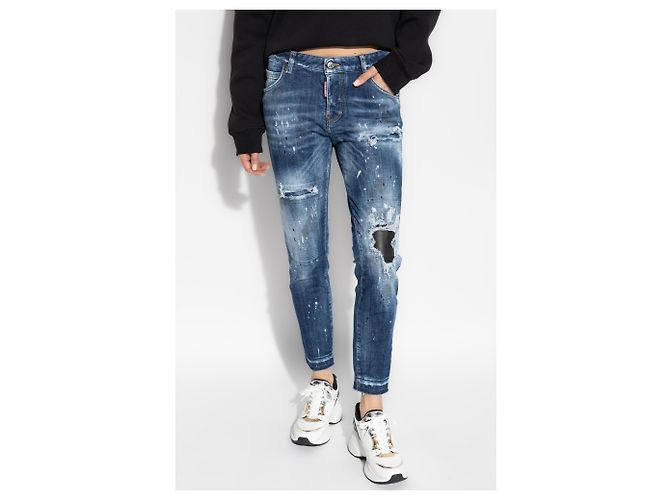 Vaqueros Skinny Cool Girl Dsquared2 Azul Marino - vista 3