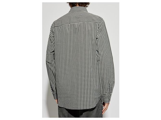 Camicia Diesel S-BOLT grigia in cotone - vista 4