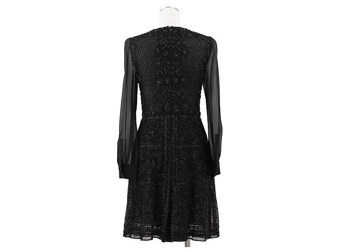 Vestido romper em tule e chiffon Valentino - vista 3