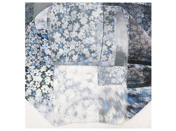 Maison Martin Margiela Top de gasa con estampado patchwork floral MM6 - vista 4