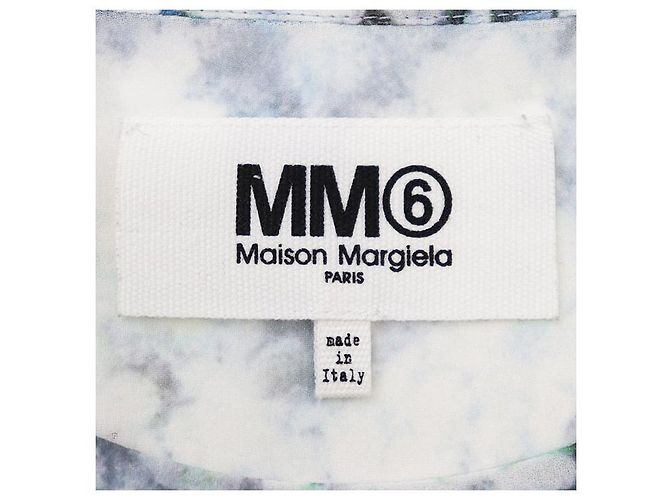 Maison Martin Margiela Top de gasa con estampado patchwork floral MM6 - vista 5