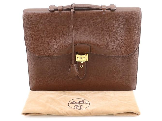 Hermès Hermes Sac a Depeches38 Fjord briefcase - vista 18