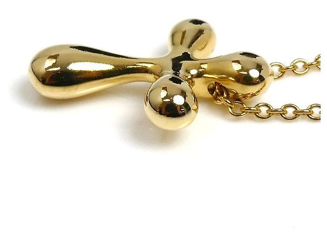 Collar Tiffany & Co. Small Cross Au750 - vista 2