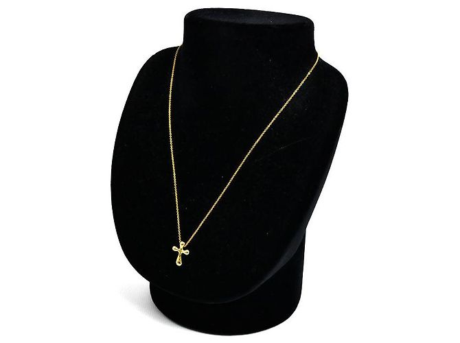Collar Tiffany & Co. Small Cross Au750 - vista 6