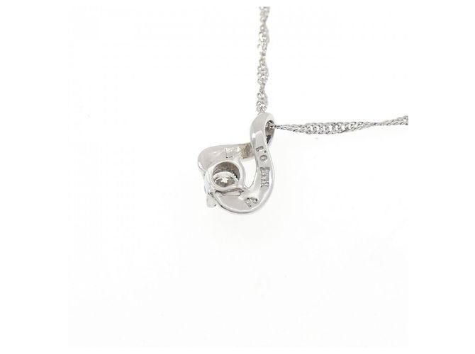 Autre Marque Platin-Diamant-Halskette - Ansicht 4