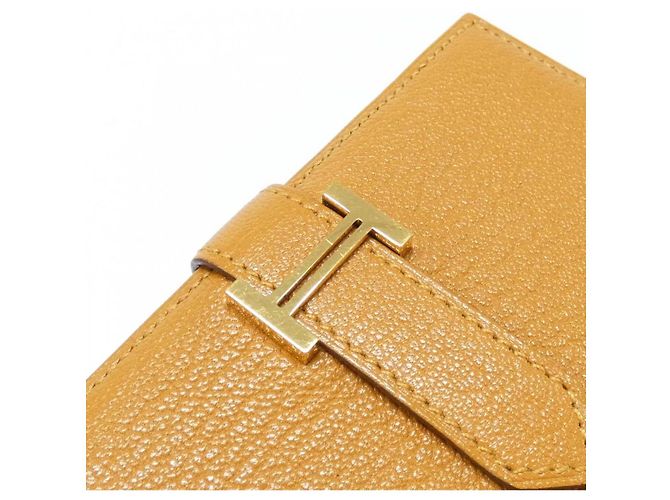 Béarn Hermès Hermes Bearn Compact Chevre Wallet - view 5