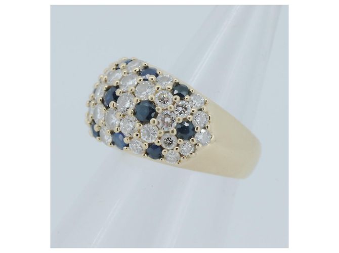 Autre Marque Gainsborough Au750 Saphir Diamant Ring - Ansicht 3