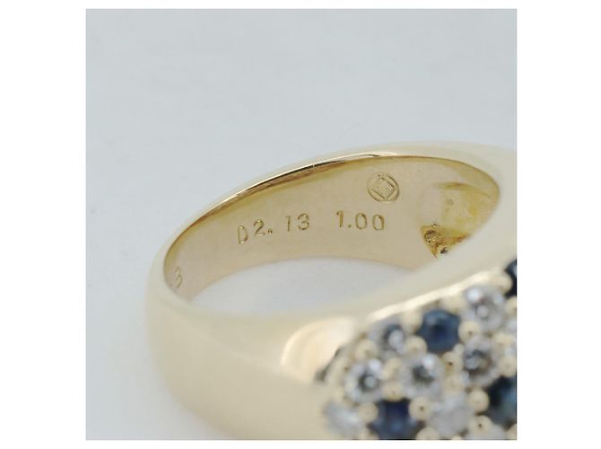 Autre Marque Gainsborough Au750 Saphir Diamant Ring - Ansicht 5