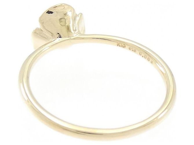 Autre Marque Anello ete Rose in oro giallo K10 e diamanti - vista 3