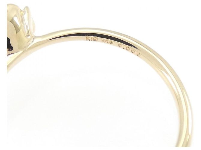 Autre Marque Anello ete Rose in oro giallo K10 e diamanti - vista 4