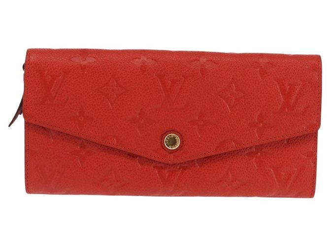 LOUIS VUITTON Monogram Empreinte Portefeuille Curieuse Red M60300 Auth bs29504 - Jerrillo - Ansicht 13