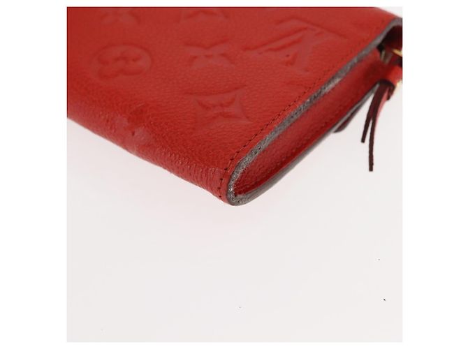 LOUIS VUITTON Monogram Empreinte Portefeuille Curieuse Red M60300 Auth bs29504 - Jerrillo - Ansicht 16