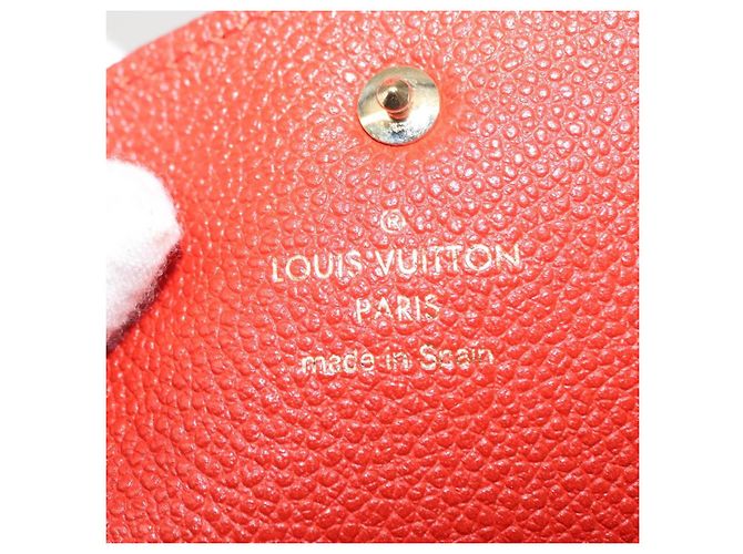 LOUIS VUITTON Monogram Empreinte Portefeuille Curieuse Red M60300 Auth bs29504 - Jerrillo - Ansicht 18