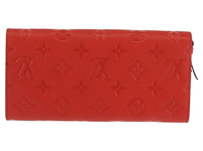 LOUIS VUITTON Monogram Empreinte Portefeuille Curieuse Red M60300 Auth bs29504 - Jerrillo - Ansicht 2