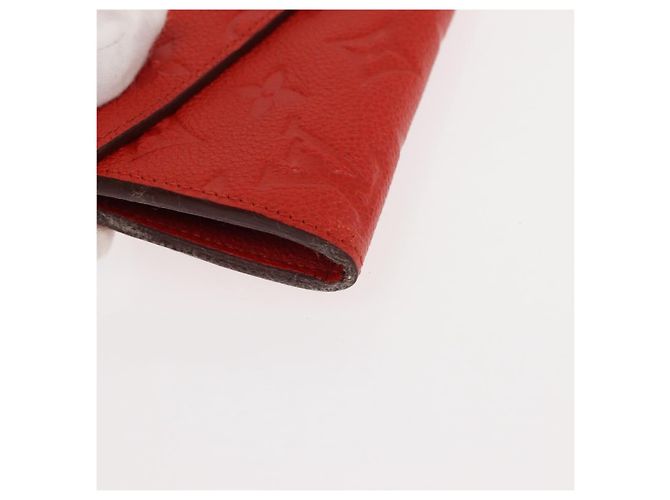 LOUIS VUITTON Monogram Empreinte Portefeuille Curieuse Red M60300 Auth bs29504 - Jerrillo - Ansicht 7