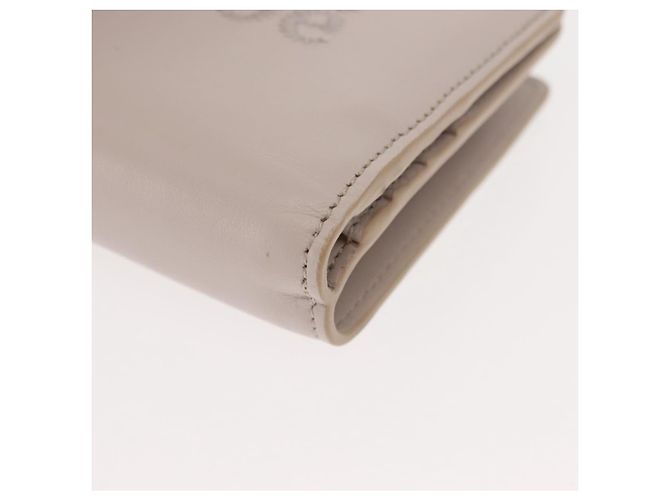 Chloé Chloe Sense Wallet Leather Ivory Auth 148477 - Jerrillo - view 15