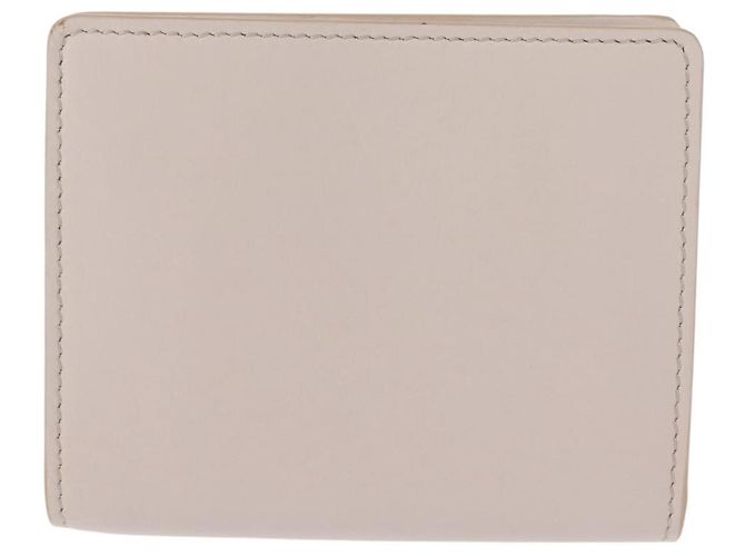 Chloé Chloe Sense Wallet Leather Ivory Auth 148477 - Jerrillo - view 2