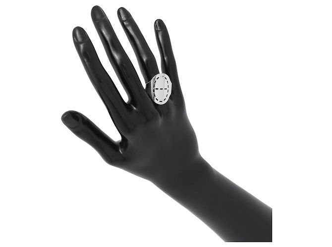 Hermès Bague Hermes Point Sellier TGM - vue 4