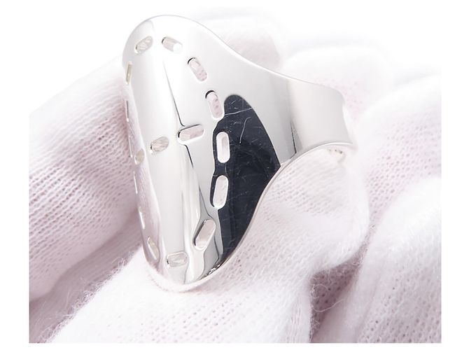 Hermès Bague Hermes Point Sellier TGM - vue 5