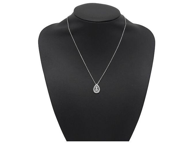 Collana Chaumet Joséphine in oro bianco 18K e diamanti - vista 4