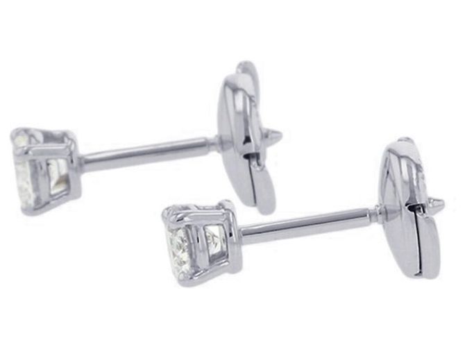 Autre Marque Orecchini a lobo solitario con diamante Tiffany & Co. - vista 2