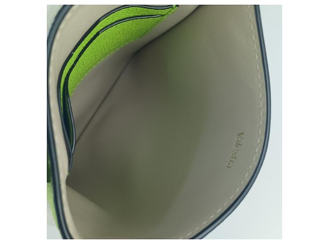 Borsa a tracolla Valextra in pelle verde - vista 6