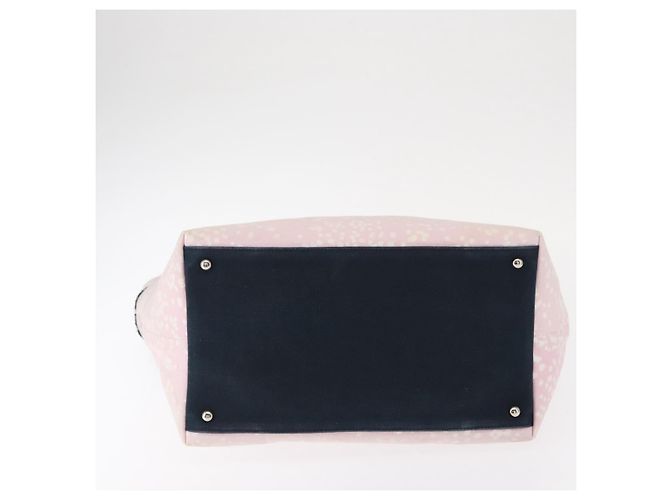 CHANEL Tote Bag Canvas Pink Silver CC Auth 158837 - Jerrillo - Ansicht 6