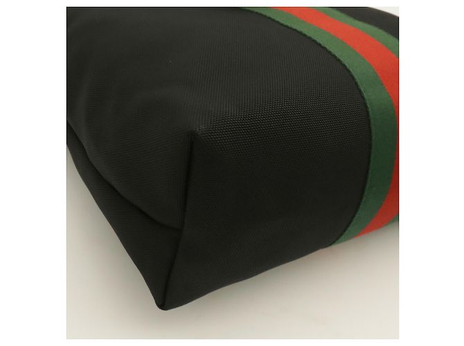 Borsa Tote GUCCI Web Stripe Sherry Line - vista 4
