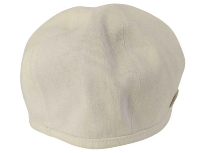Hermès Béret HERMES Gabrielle em algodão branco - vista 3