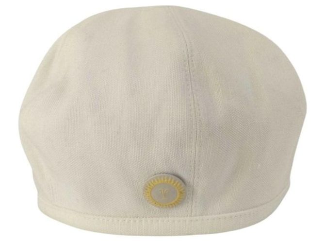 Hermès Béret HERMES Gabrielle em algodão branco - vista 4