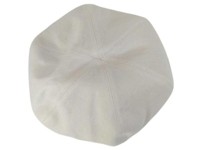 Hermès Béret HERMES Gabrielle em algodão branco - vista 5