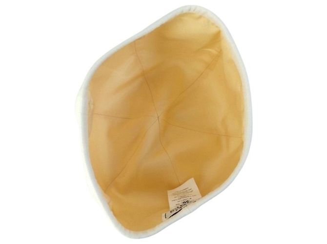 Hermès Béret HERMES Gabrielle em algodão branco - vista 6