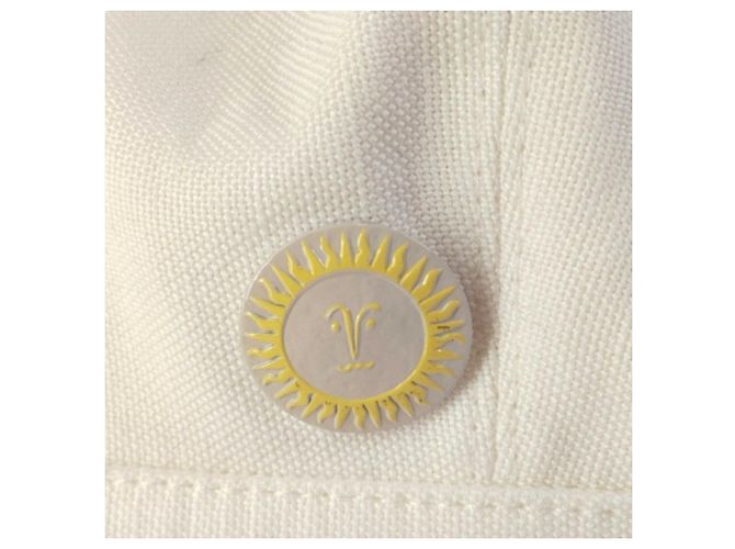 Hermès Béret HERMES Gabrielle em algodão branco - vista 9