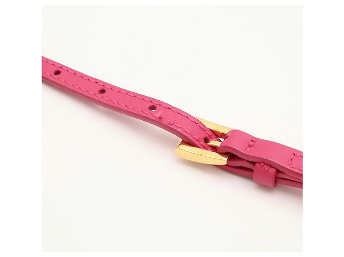 Ribbon Borsa a spalla Prada con nastro in rosa fucsia - vista 5