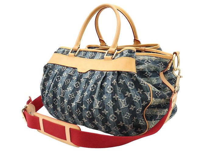 Louis Vuitton Monogram Denim Cabas Raye GM Tote Bag - Ansicht 3