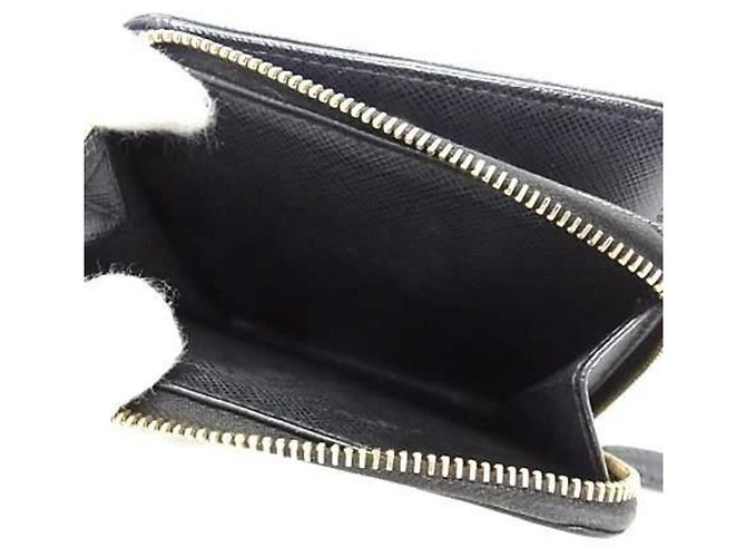 Prada Bi-fold Wallet in Black Saffiano Leather - view 5