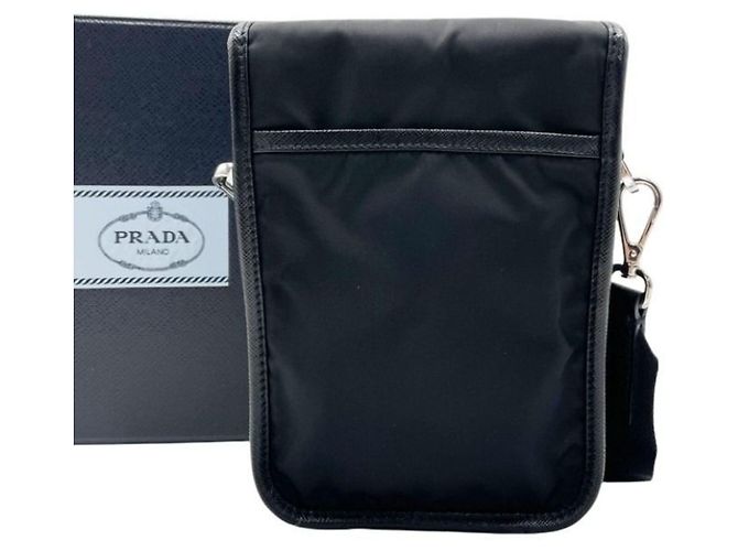 Sac à épaule Prada Re-Nylon Triangle - vue 2
