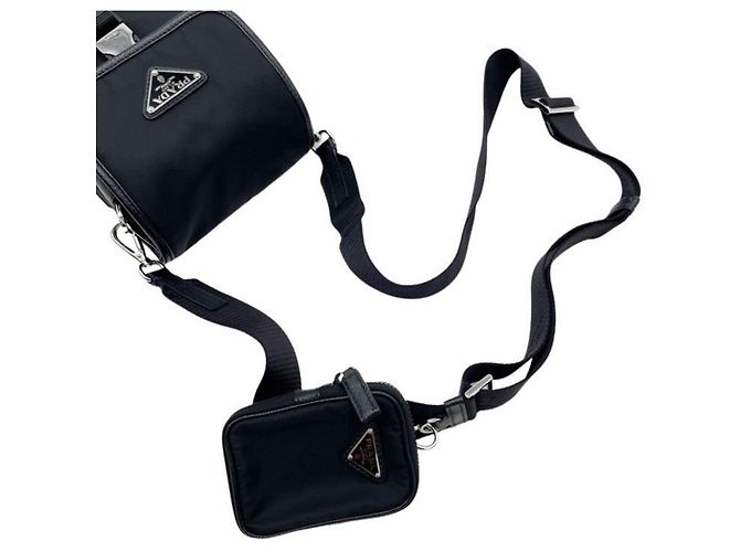 Sac à épaule Prada Re-Nylon Triangle - vue 6