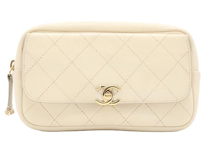Borsa vita Chanel Matelassé Coco Mark - vista 2