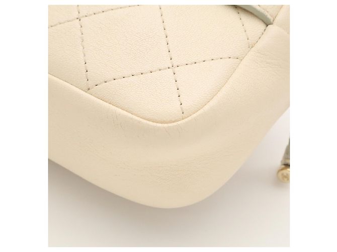 Borsa vita Chanel Matelassé Coco Mark - vista 4