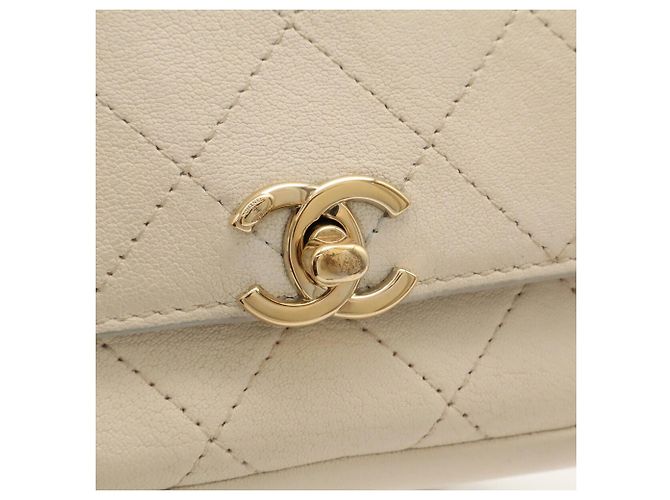 Borsa vita Chanel Matelassé Coco Mark - vista 7