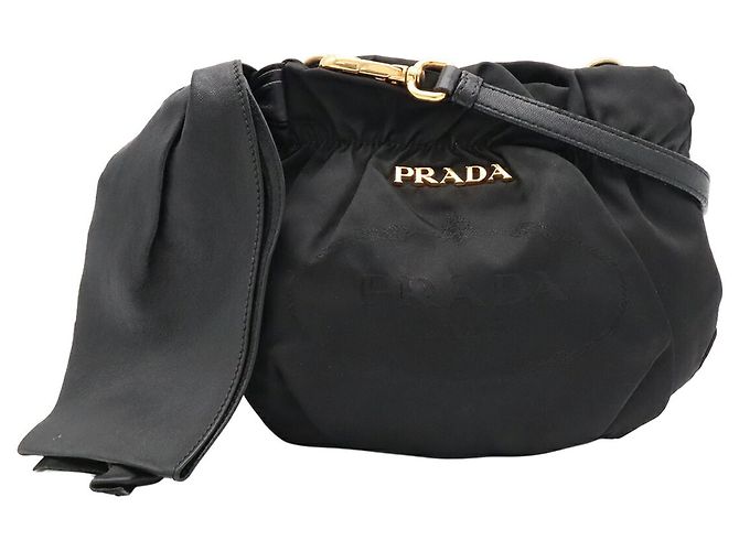 Prada Schultertasche aus Jacquard-Band - Ansicht 2