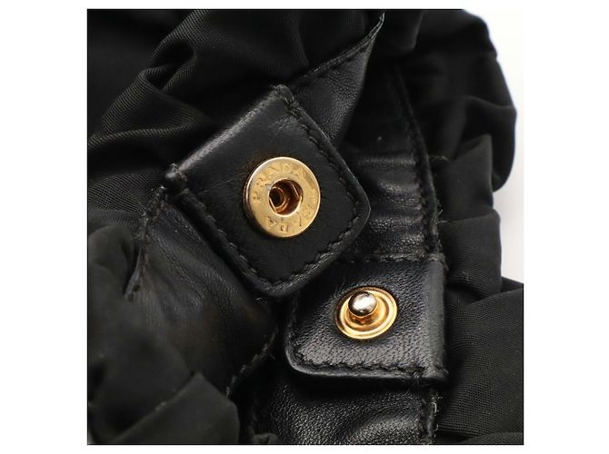 Prada Schultertasche aus Jacquard-Band - Ansicht 7
