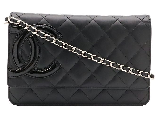 Borsa a tracolla con catena Chanel Cambon Line Coco Mark Wallet - vista 2